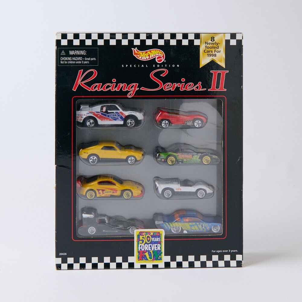 Hot Wheels 1998 Special Edition Racing Series II Toys R Us 50 Years SEALED 8 car